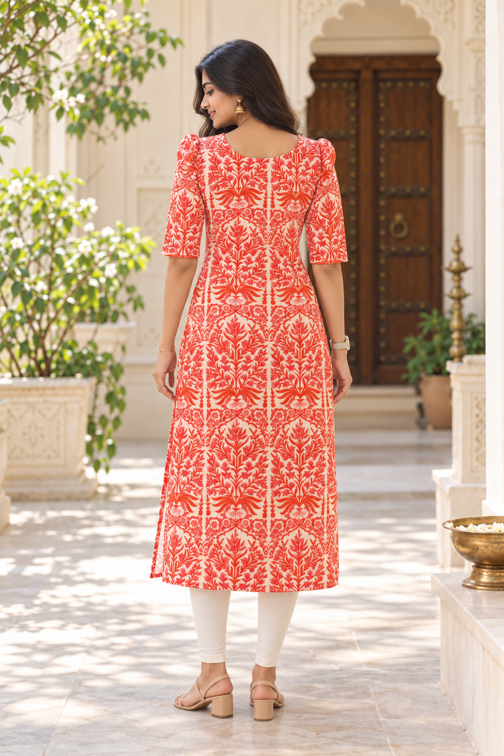 Palash Kurthi (Lining Attached)