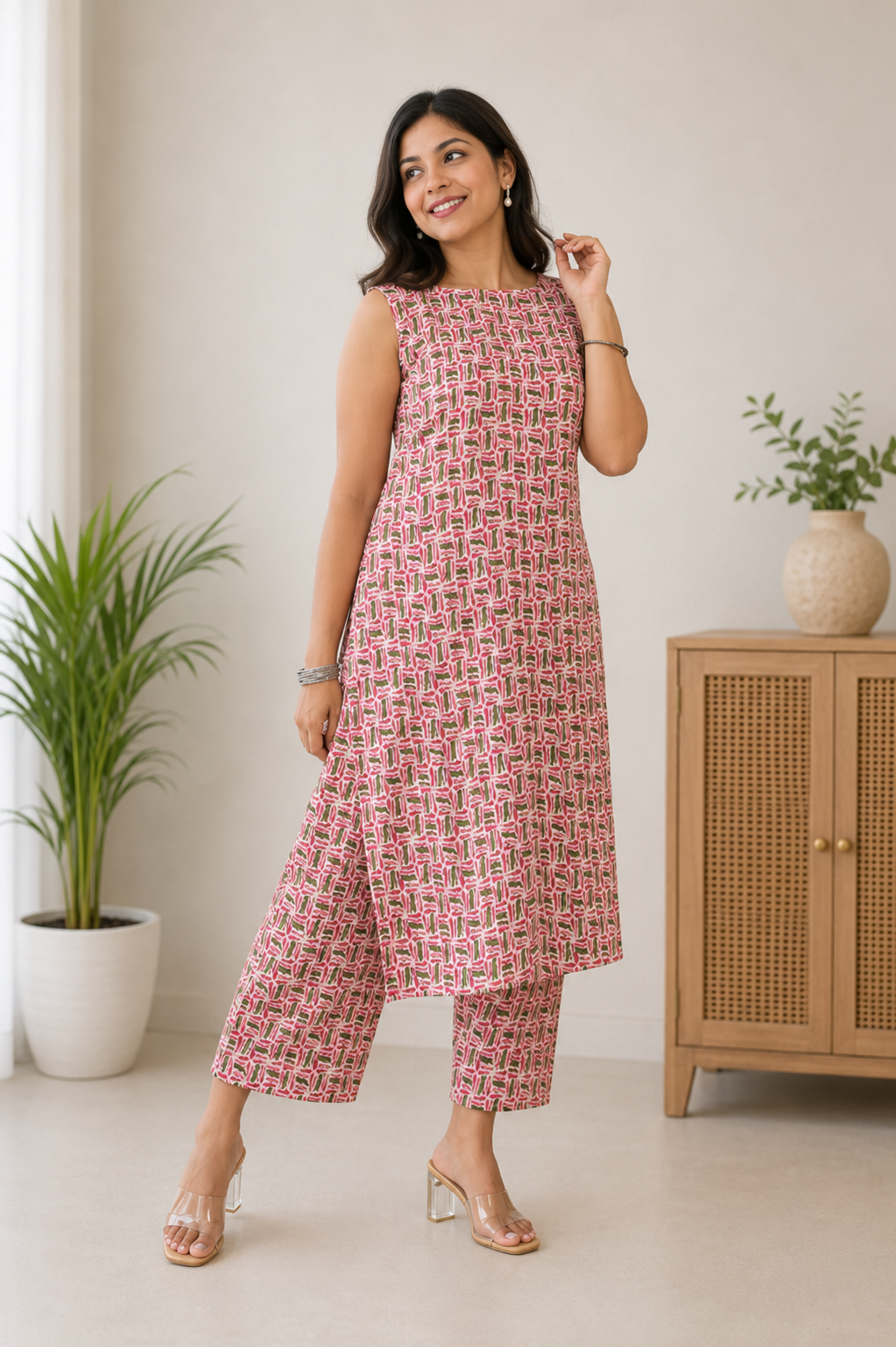 Threadline Katha Set (Sleeves attached inside)