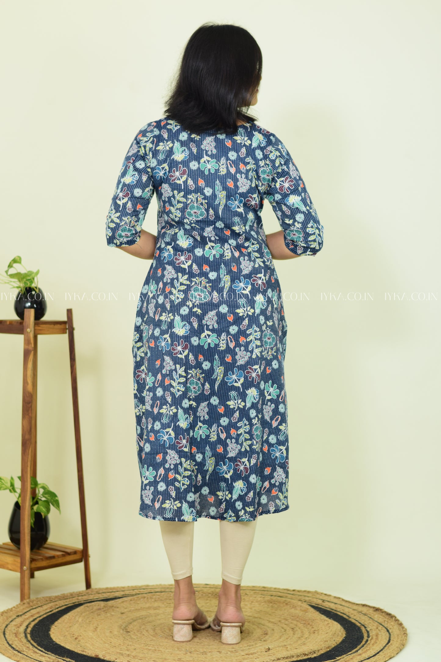 Midnight Sky Cotton Kurthi