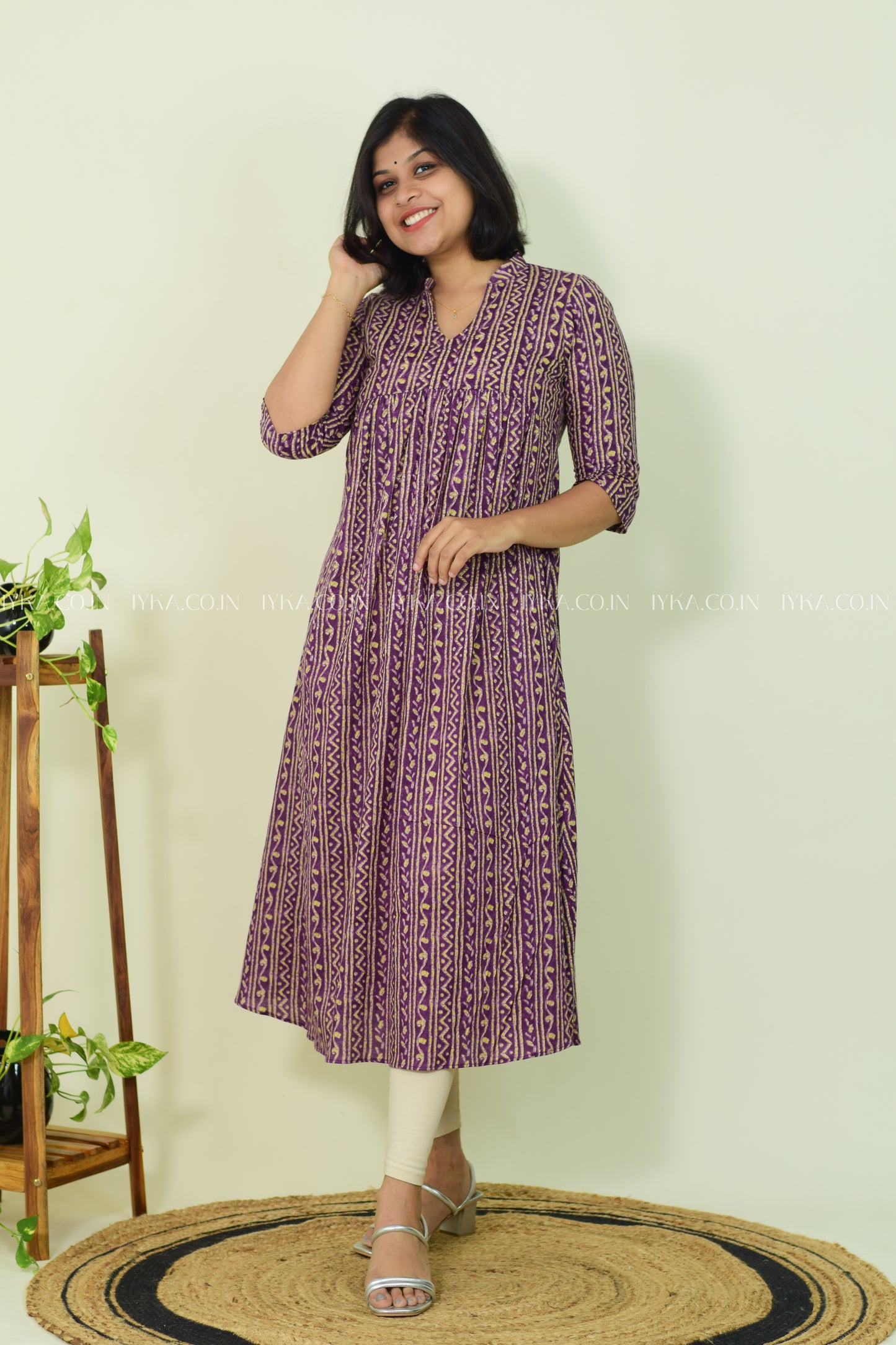 Purple Bloom A-Line