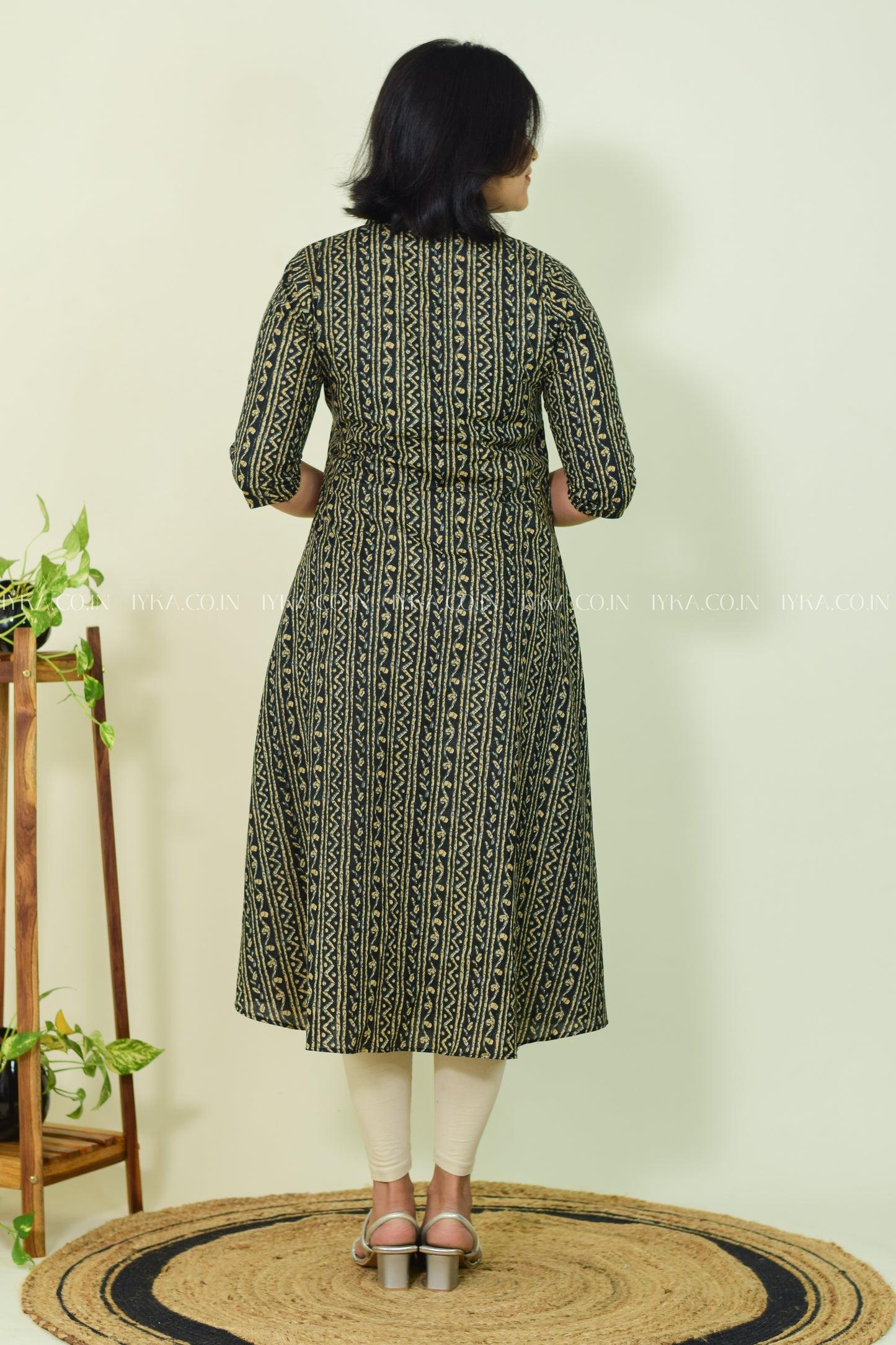 Dark Drape A-line Kurthi