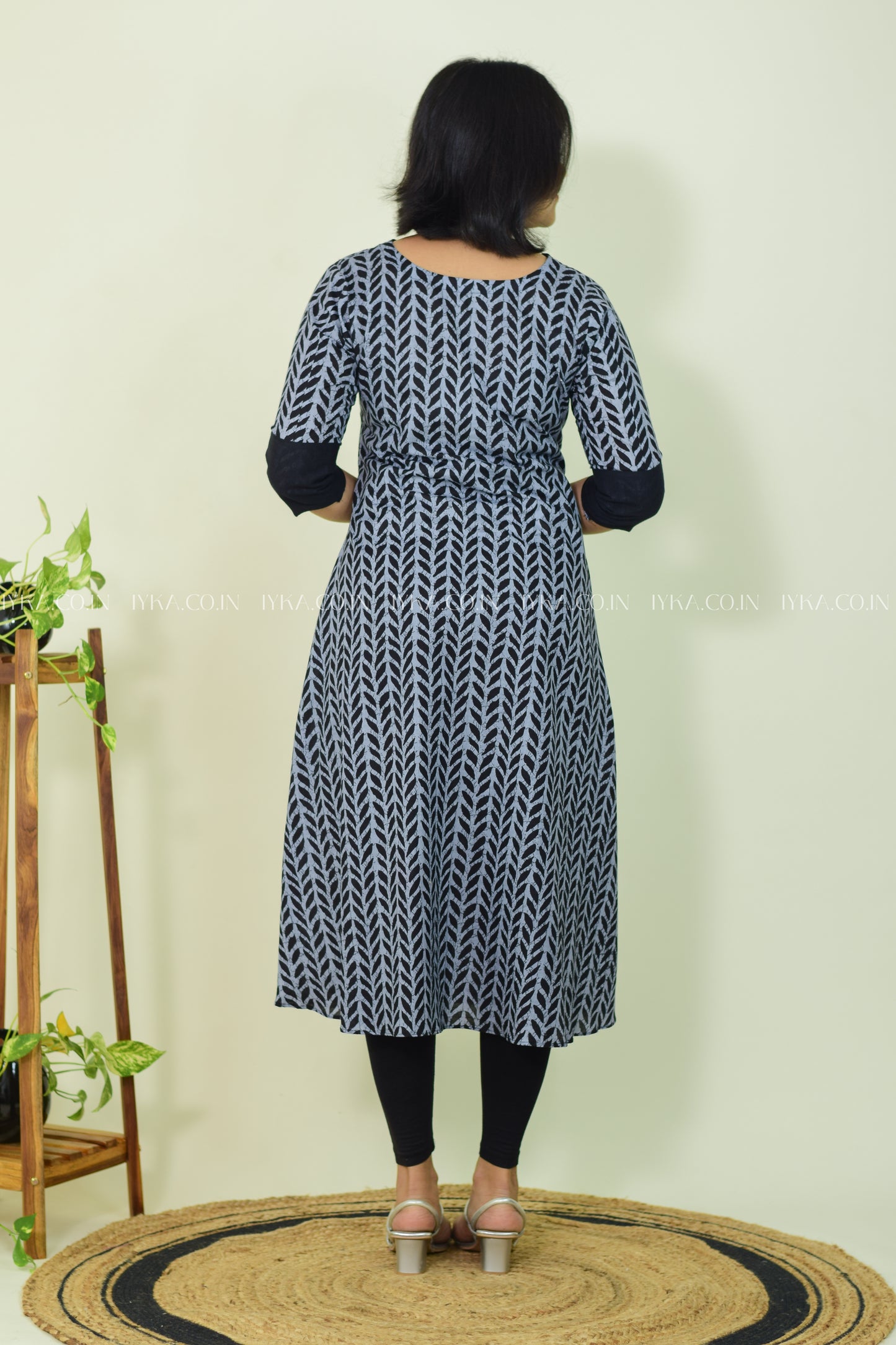 Grey Eclipse Kurthi
