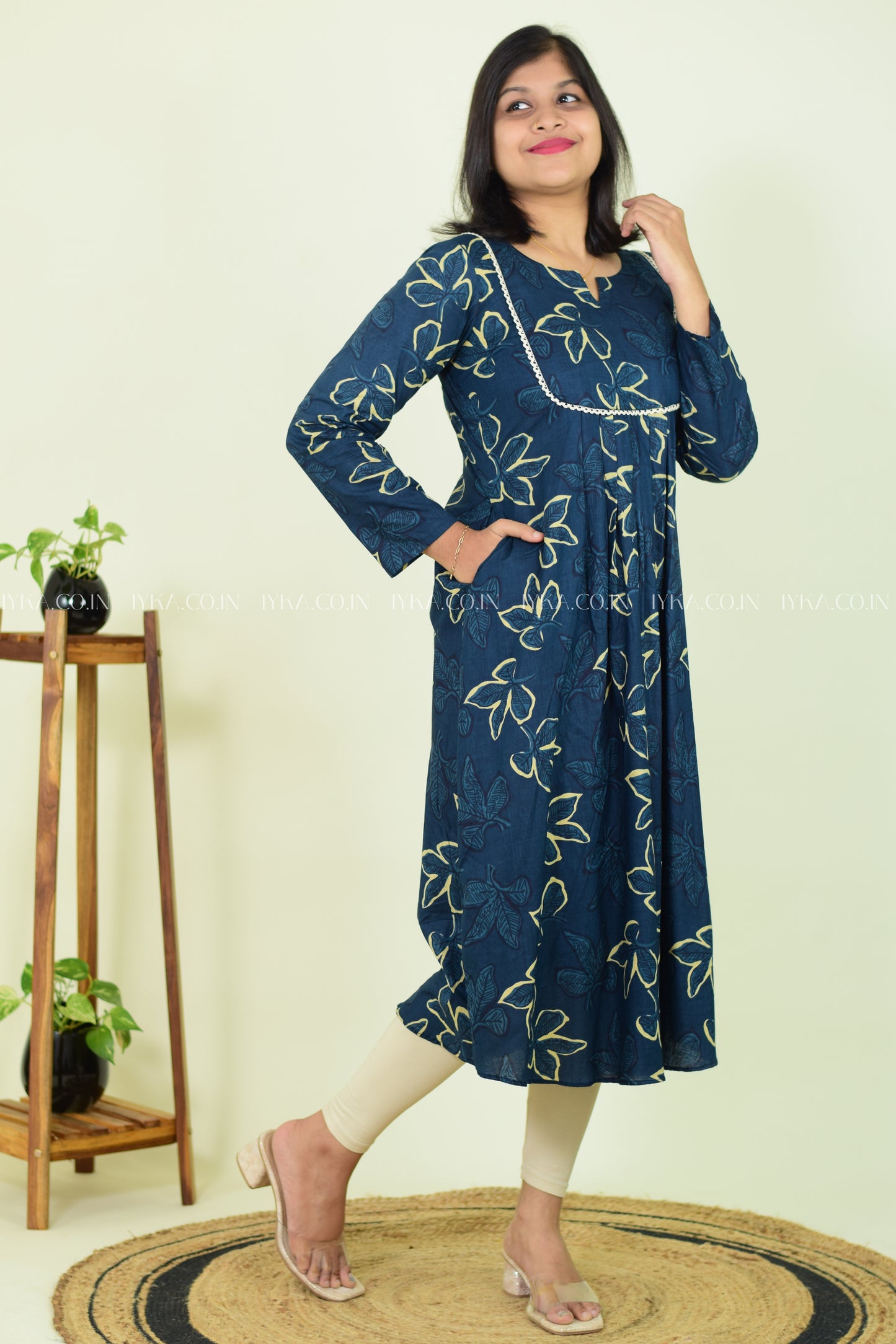 Midnight Blue Kurthi