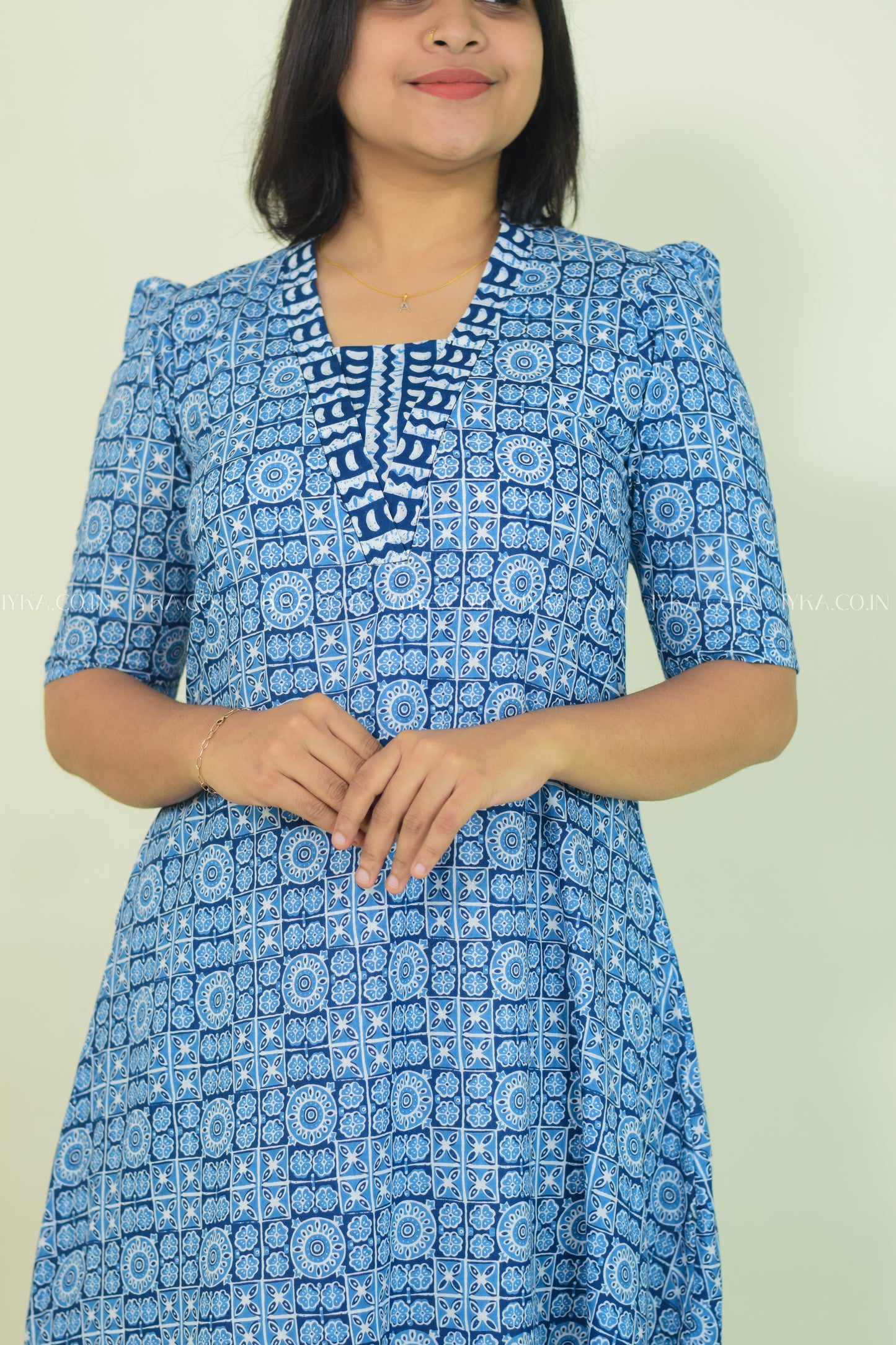Bluebell Bloom Kurthi
