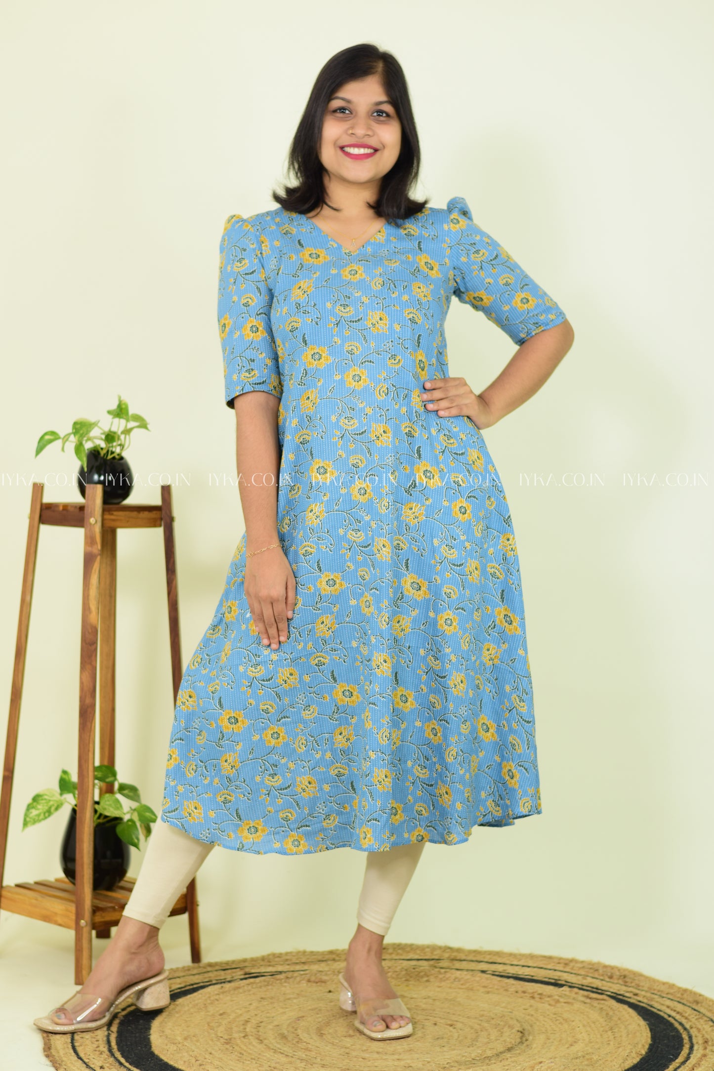 Aqua Dream A-line Kurthi