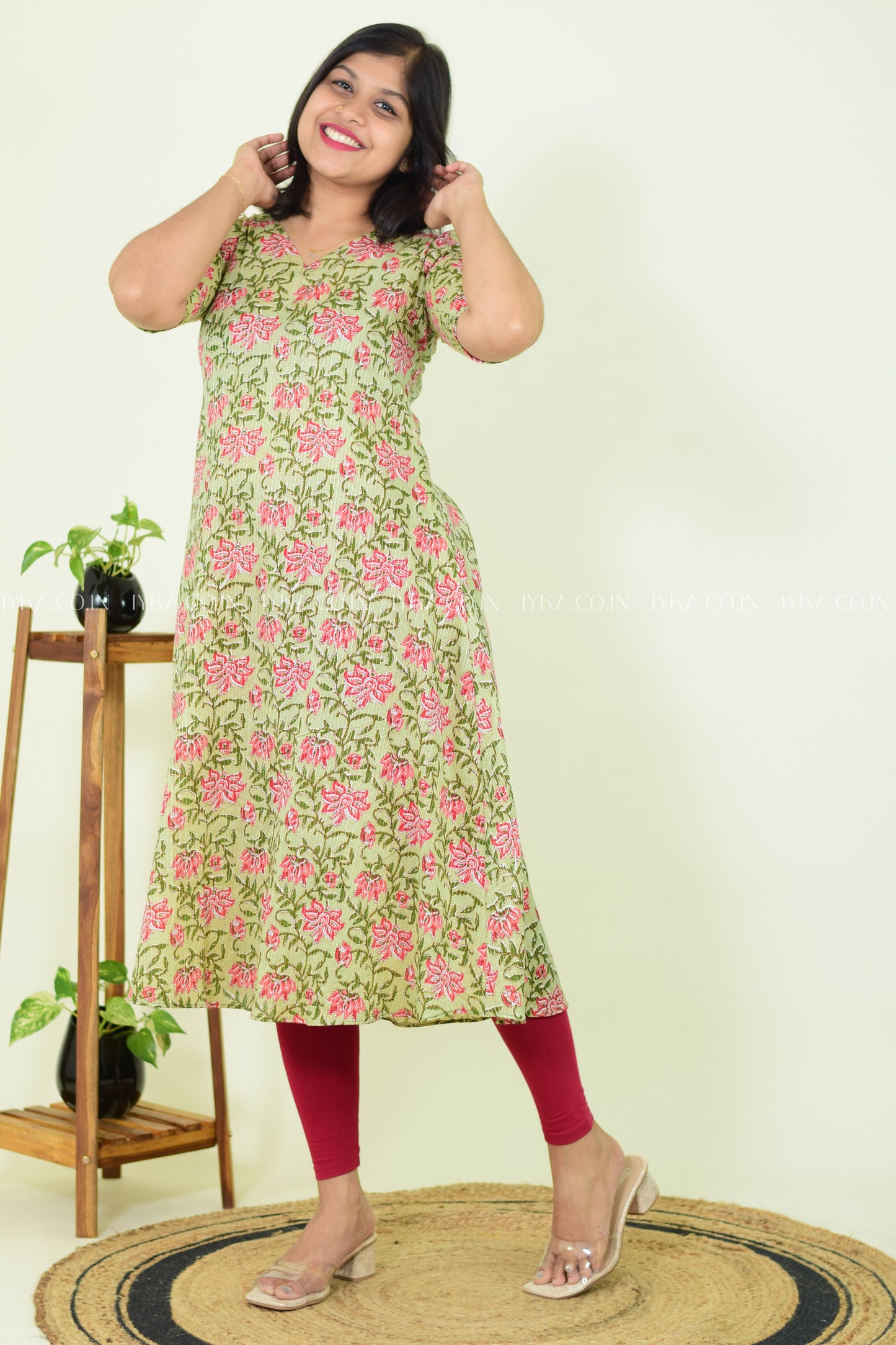 Minty Muse Cotton Kurthi