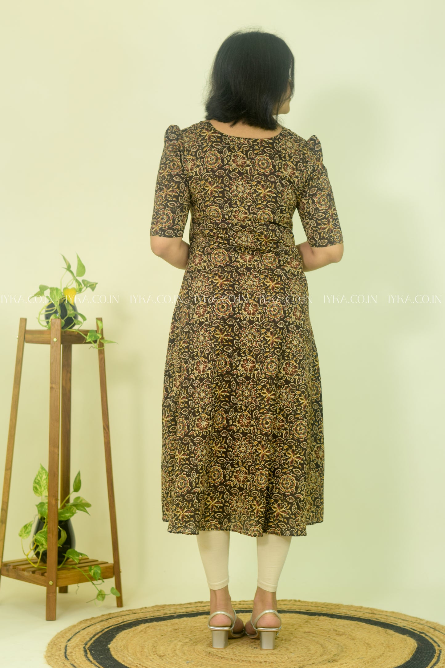 Cocoa Charm Cotton Kurthi