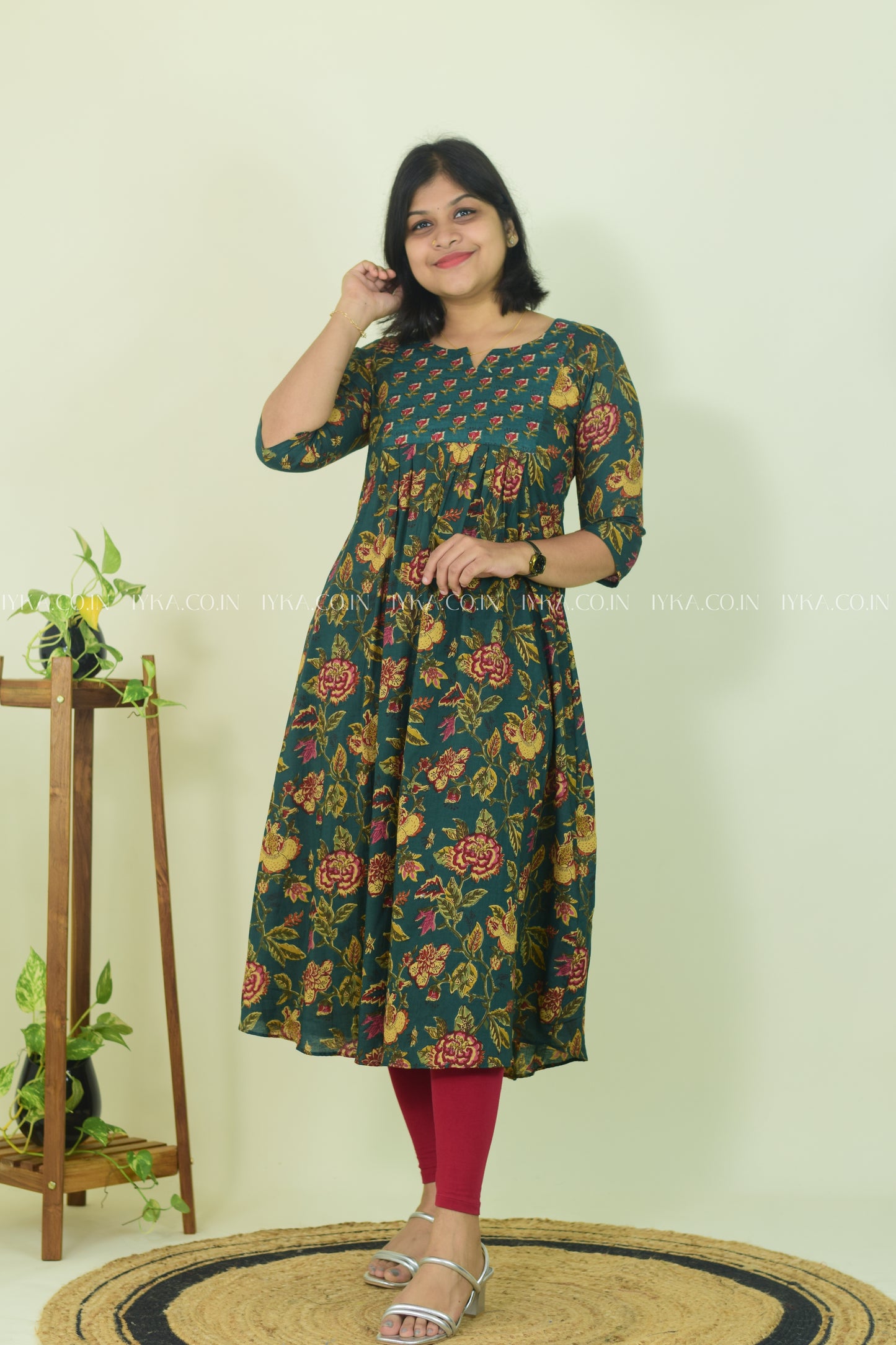 Verdant Grace Kurthi