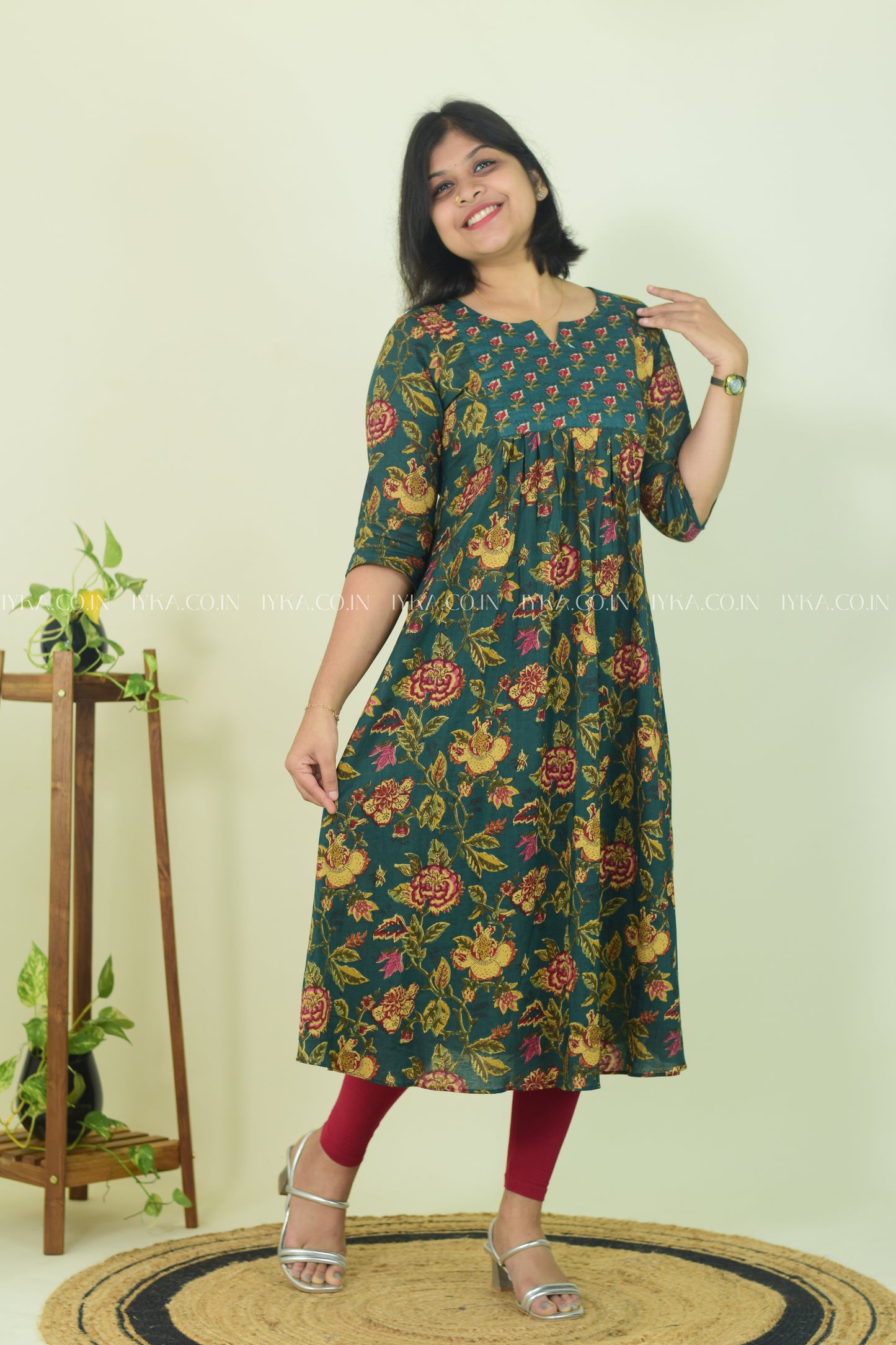 Verdant Grace Kurthi