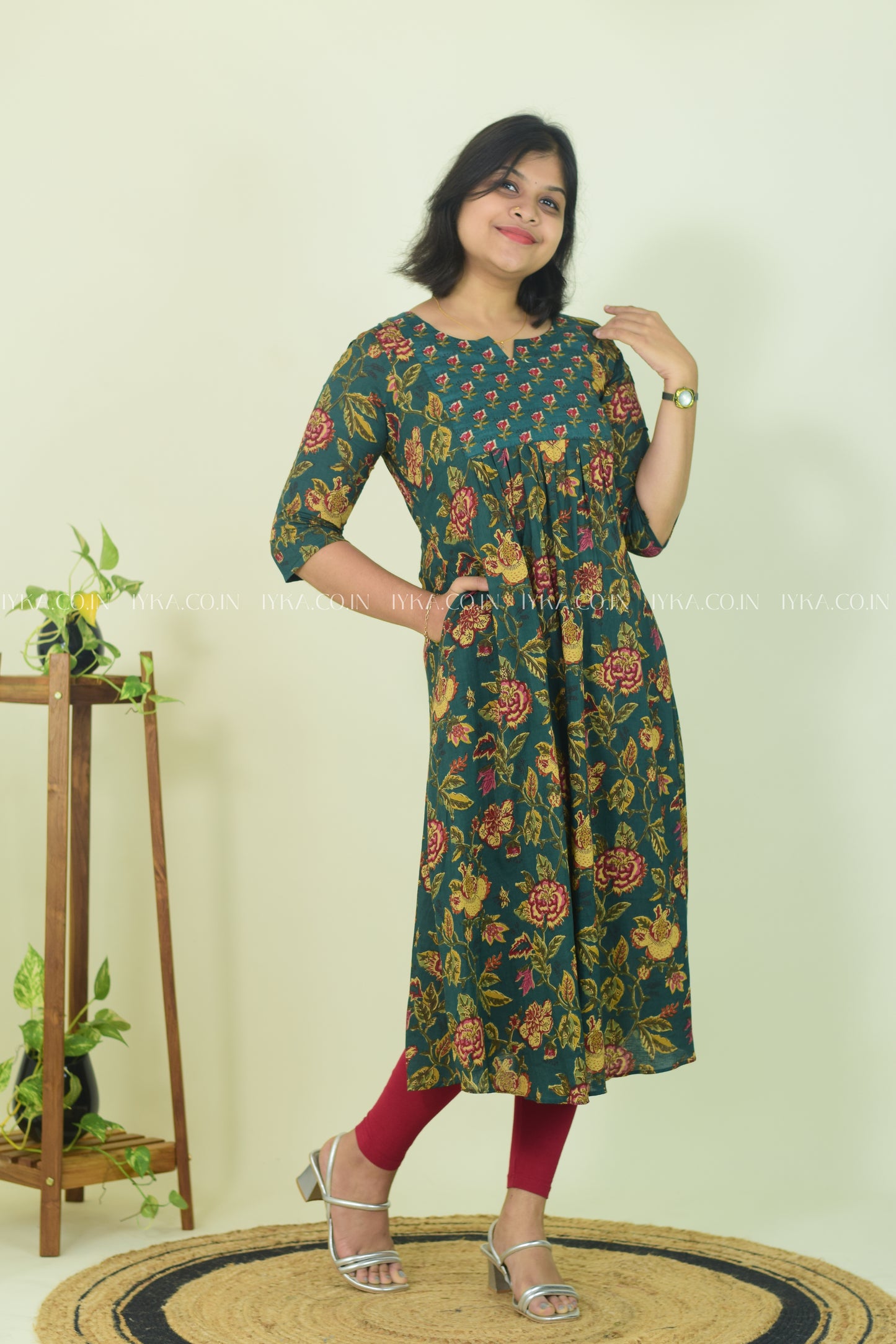 Verdant Grace Kurthi
