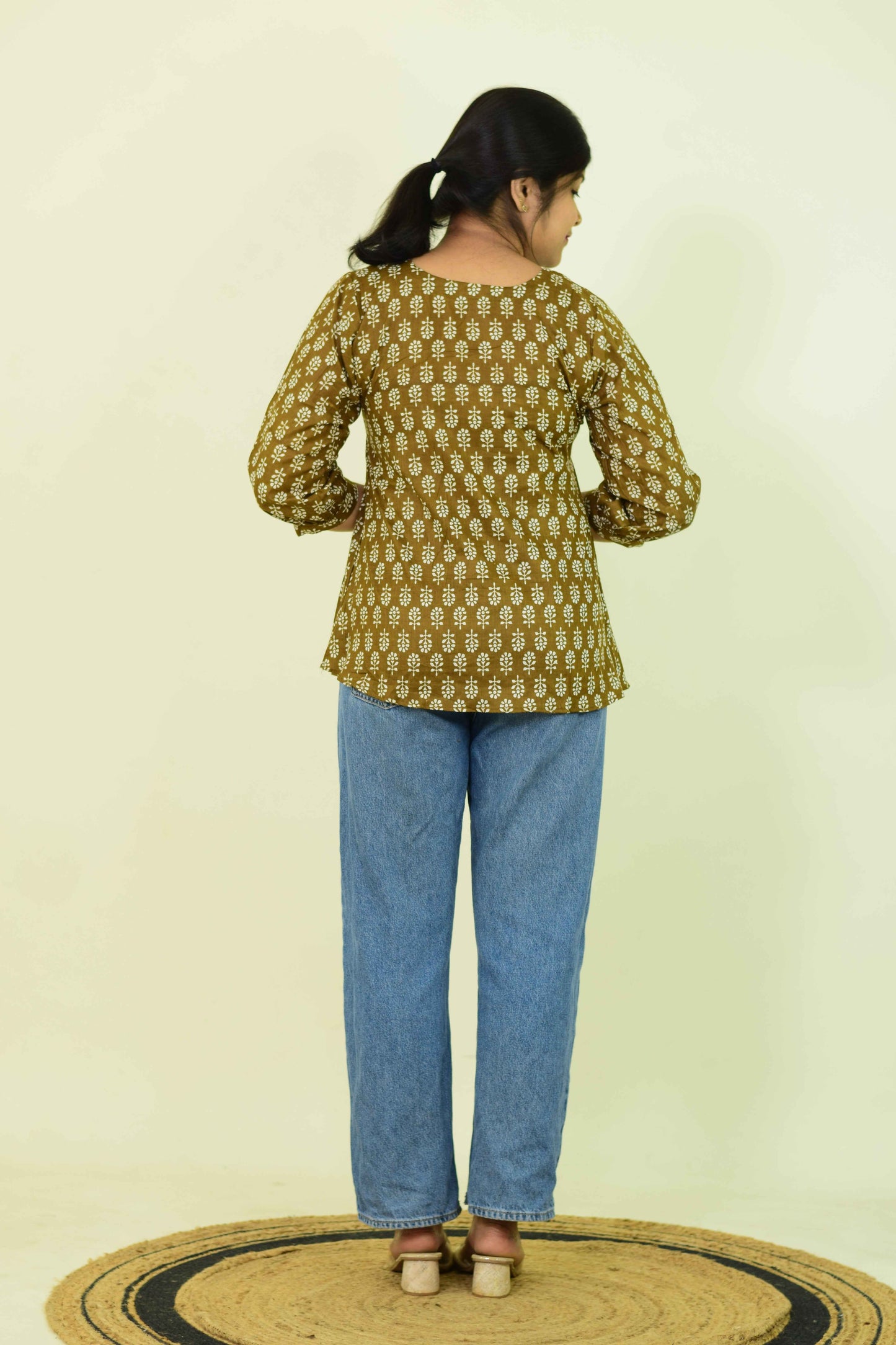 Cotton Pop Short Kurti