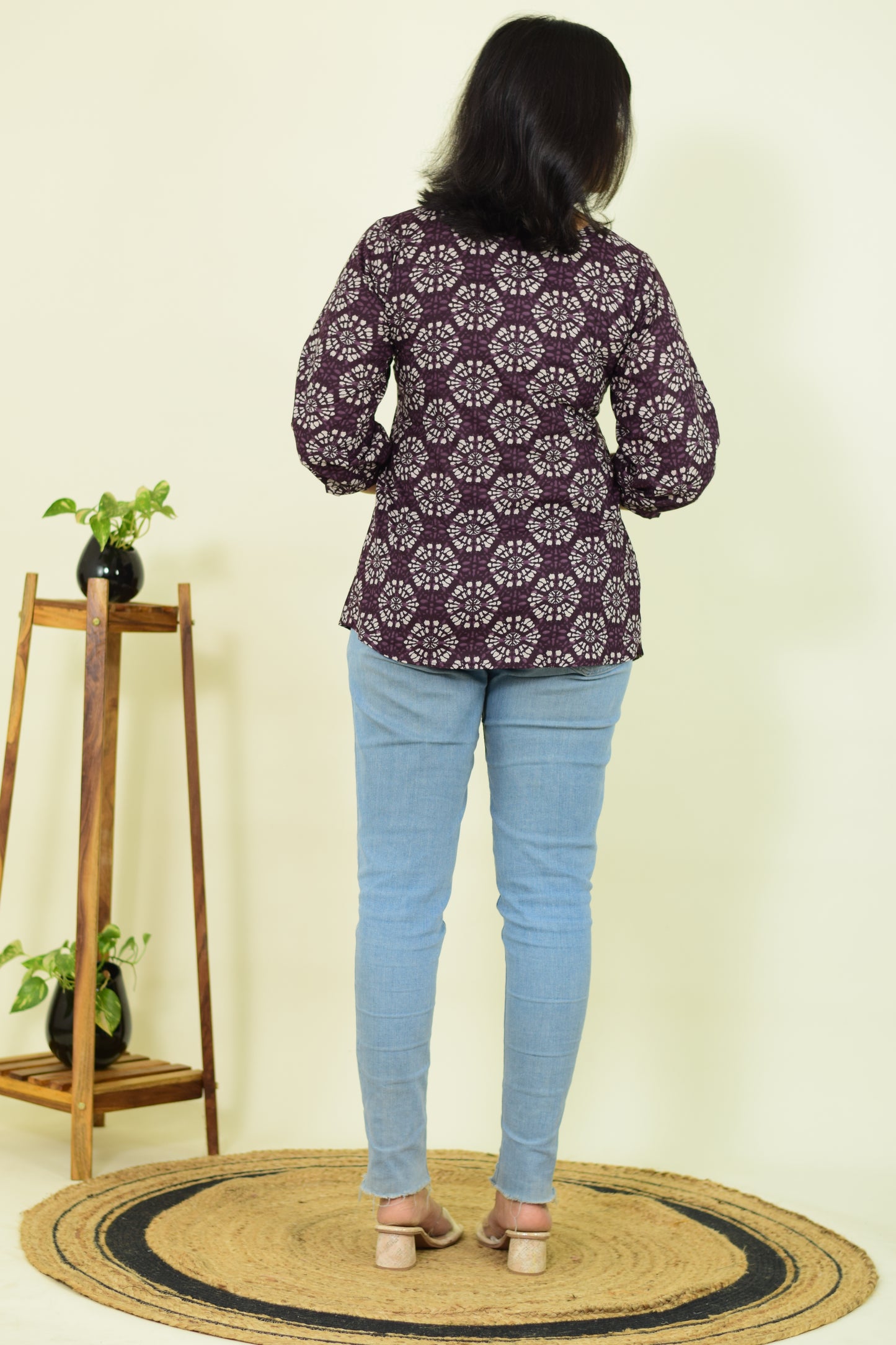 Plum Pop Kurthi