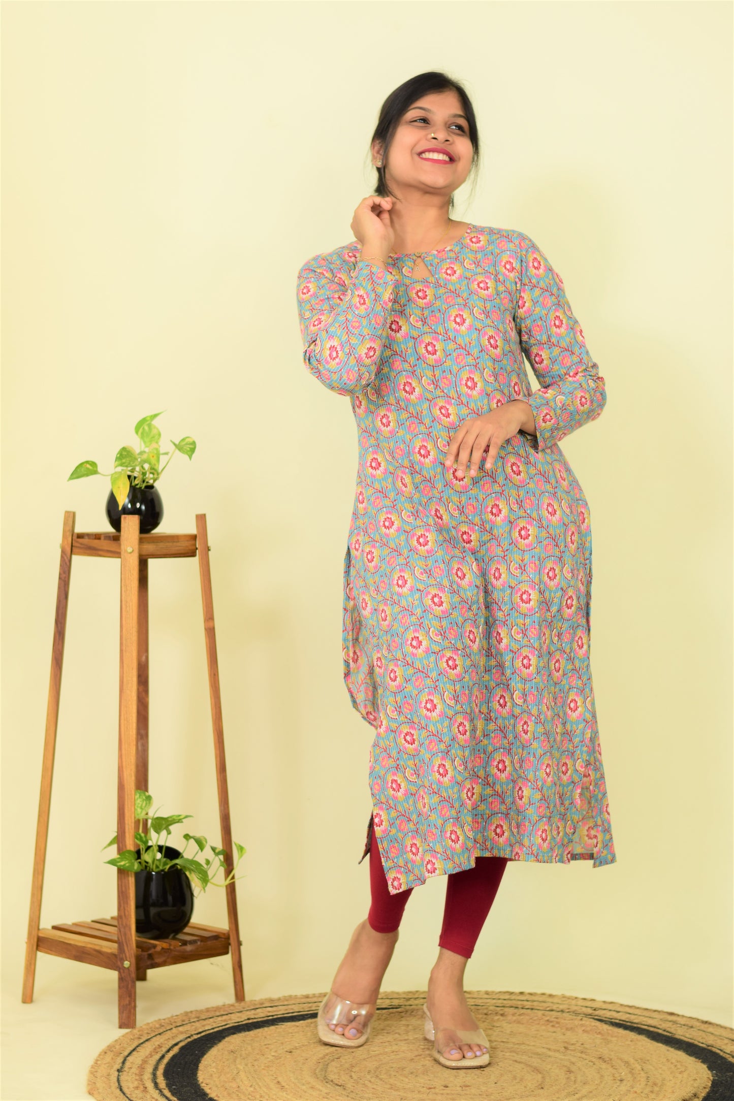 Waterlily Bloom Kurthi