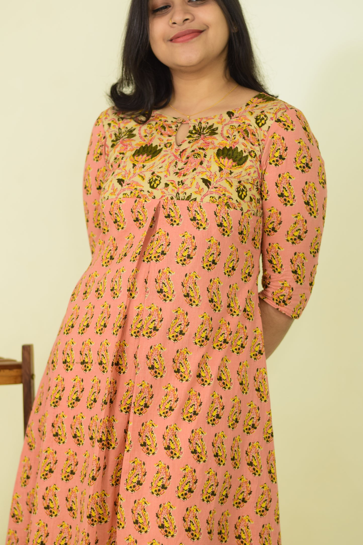 Tangerine Charm Kurthi