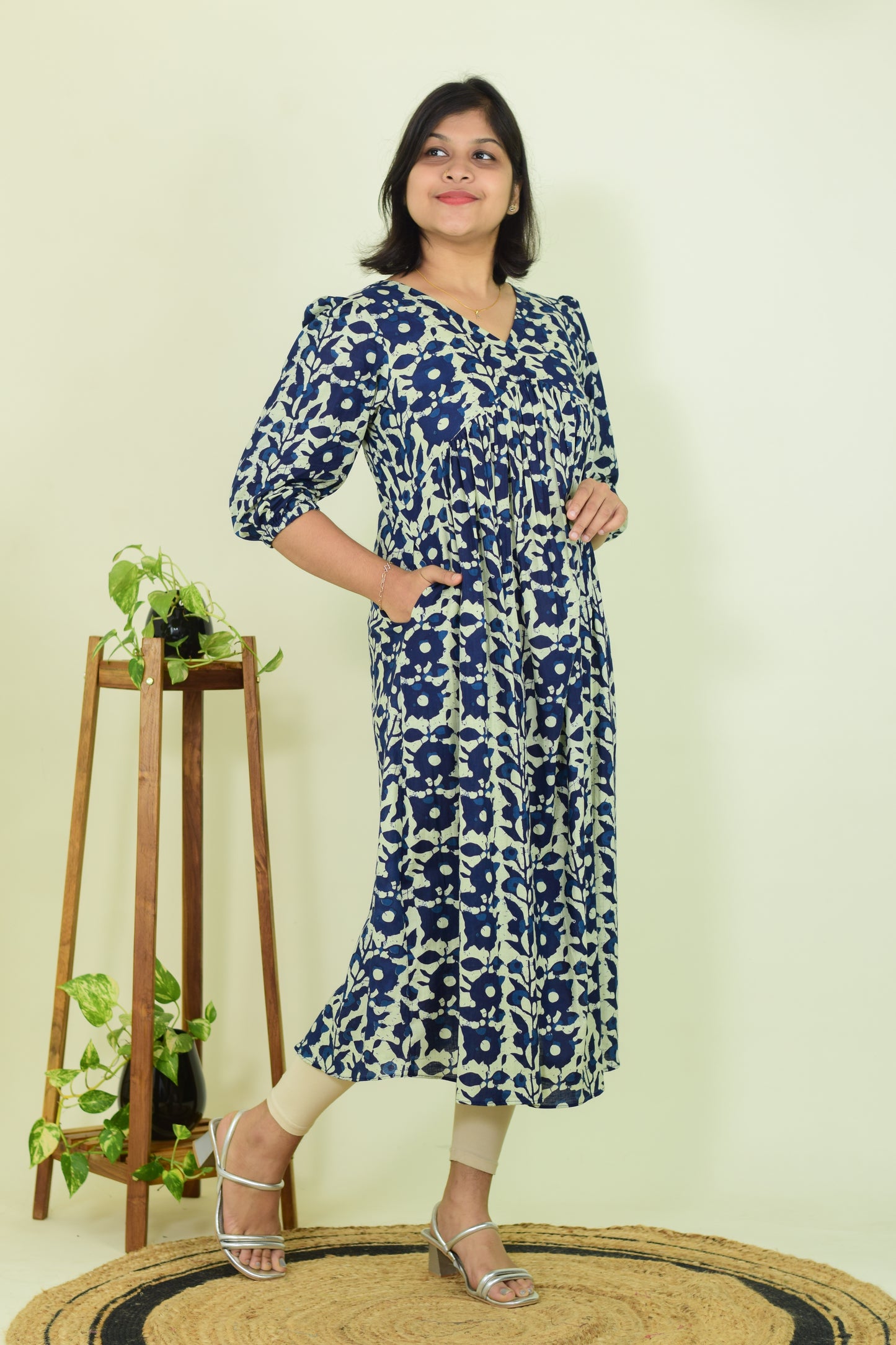 Alia Charm in Indigo