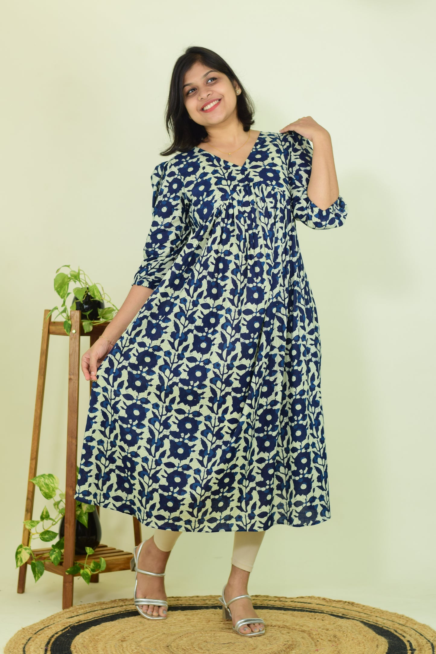 Alia Charm in Indigo