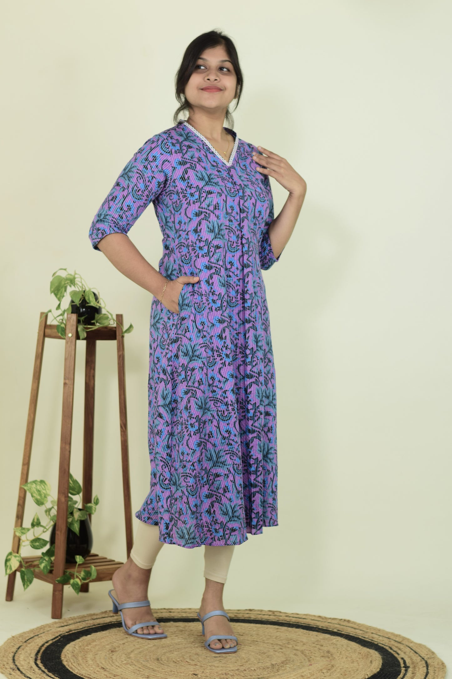 Serene Lavender A-line