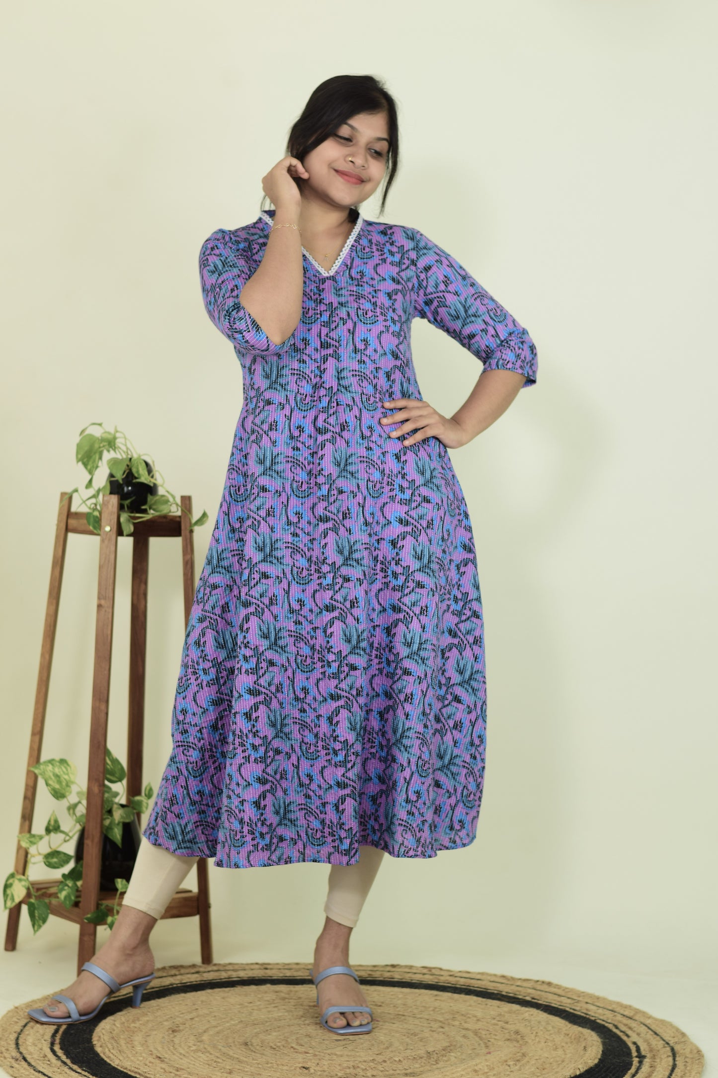 Serene Lavender A-line