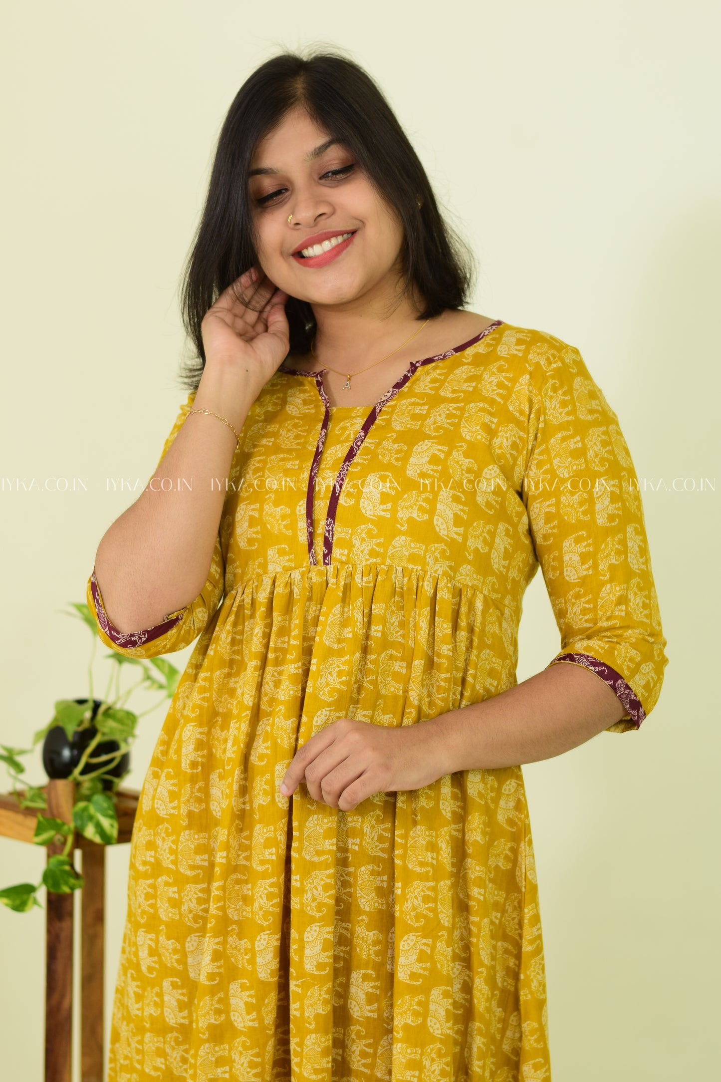 Mustard Melody Kurthi