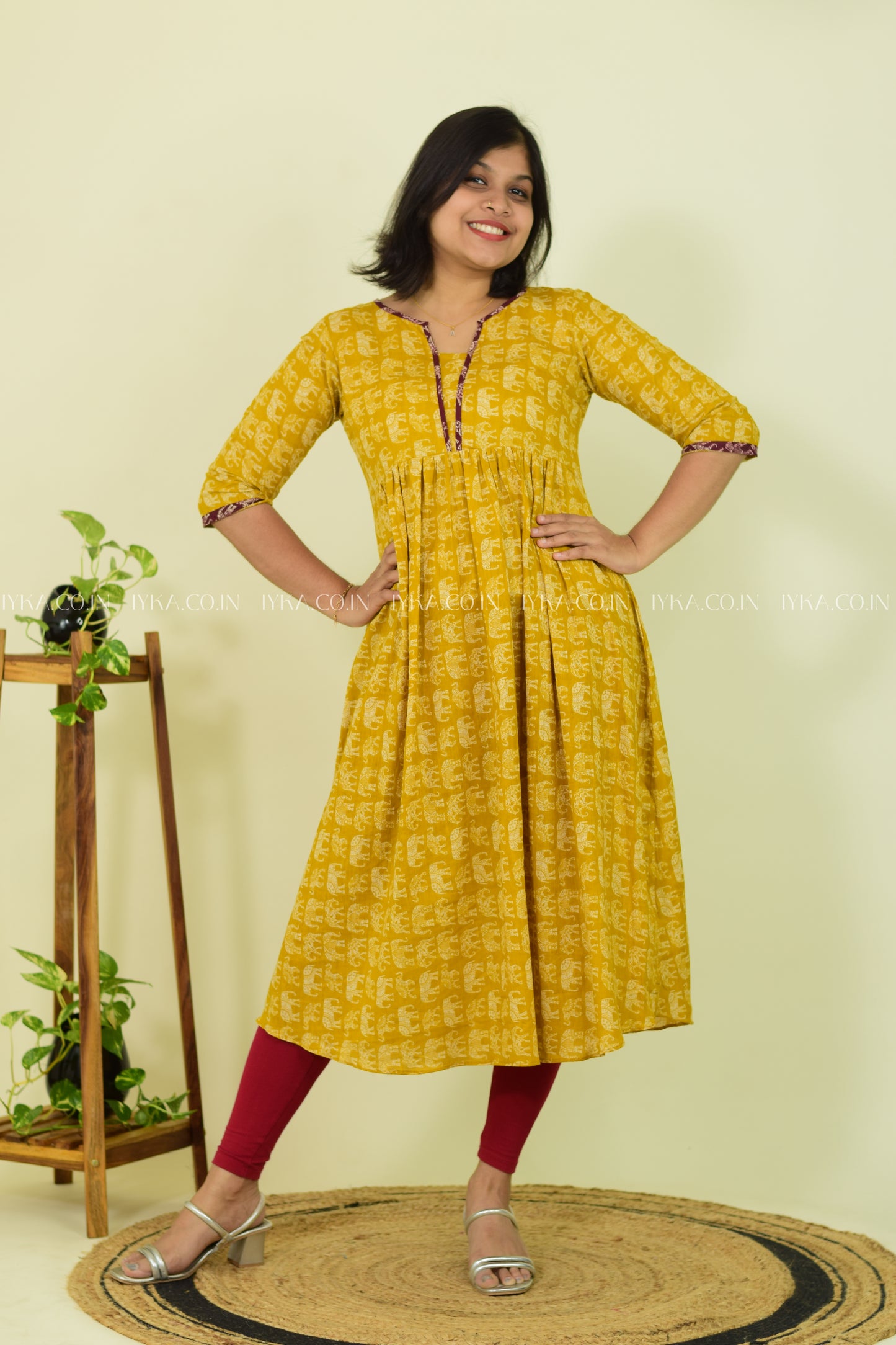 Mustard Melody Kurthi