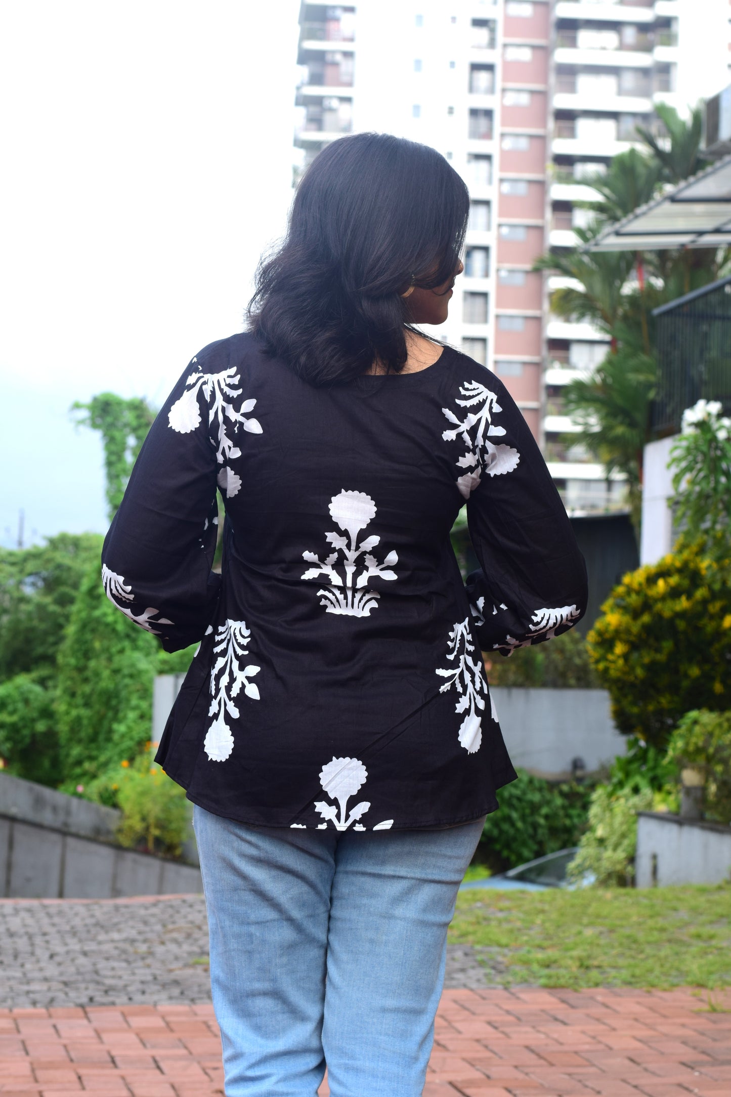 Black Orchid Short Kurthi