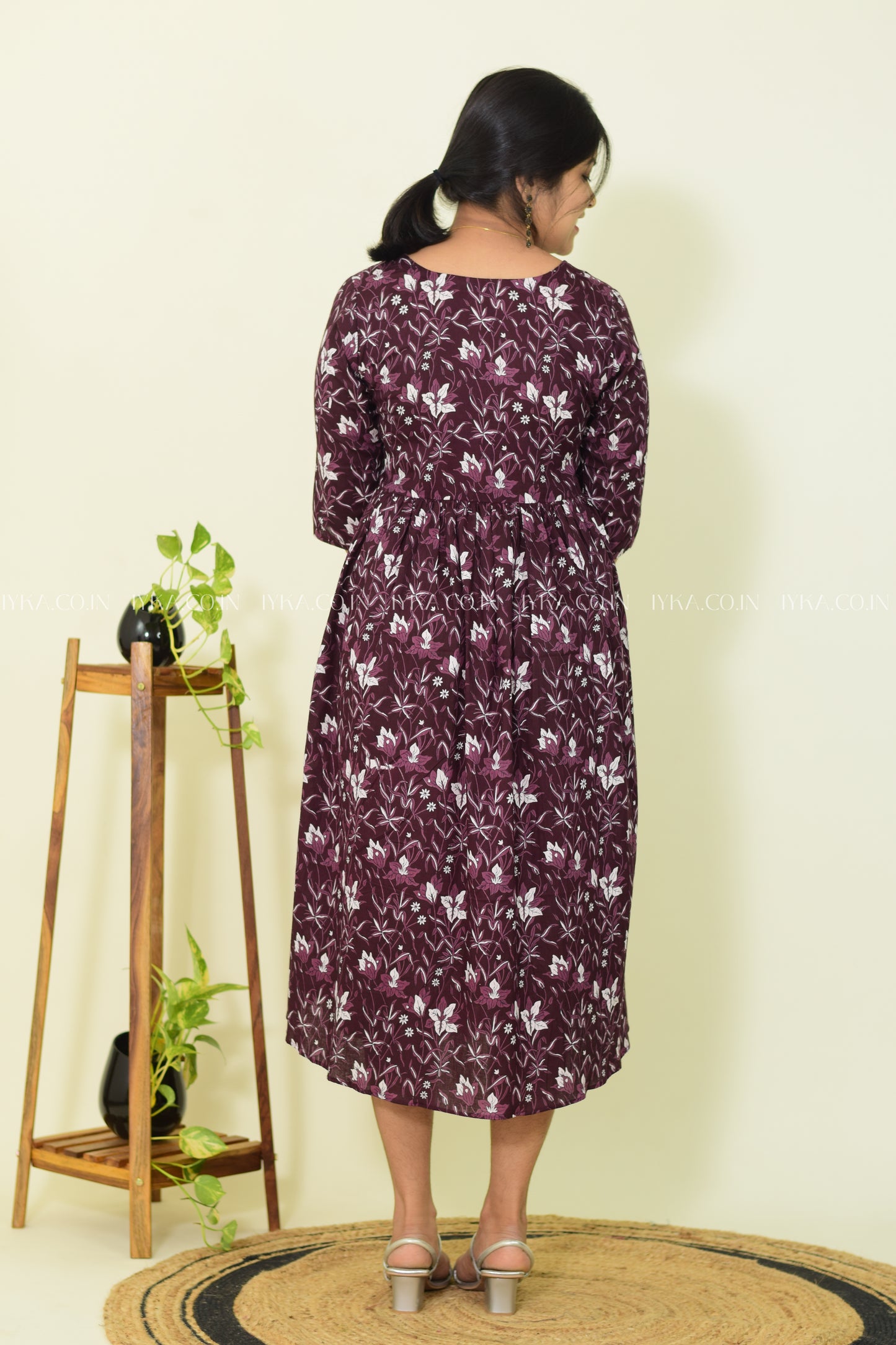 Violet Bloom – Floral Dress