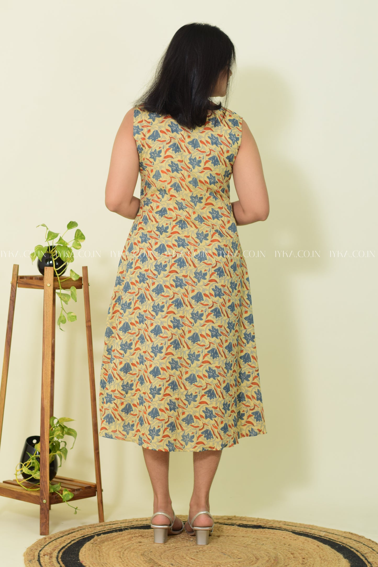 Floral Sand – Cotton Kurthi