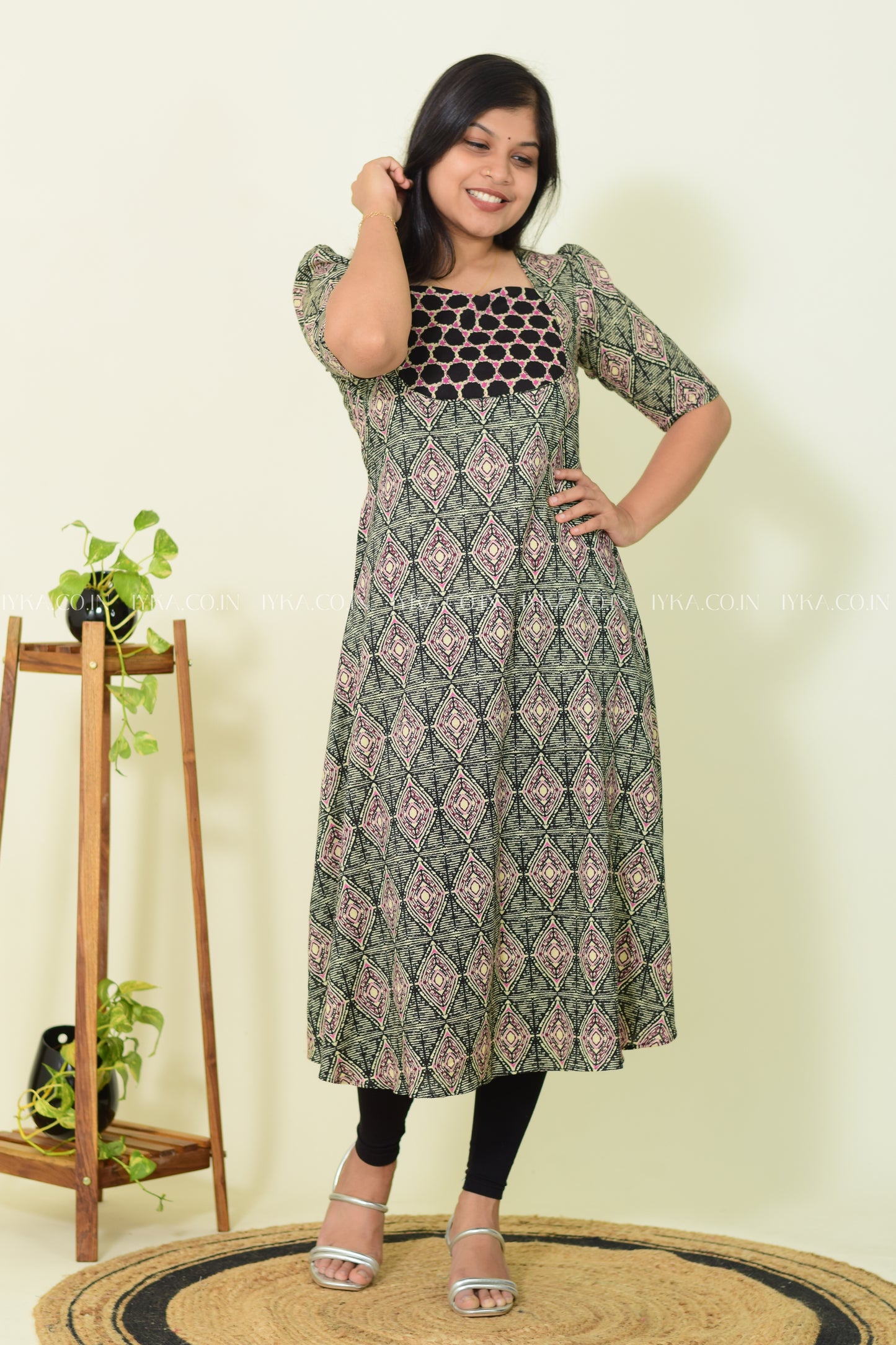Midnight Muse A-line Kurthi