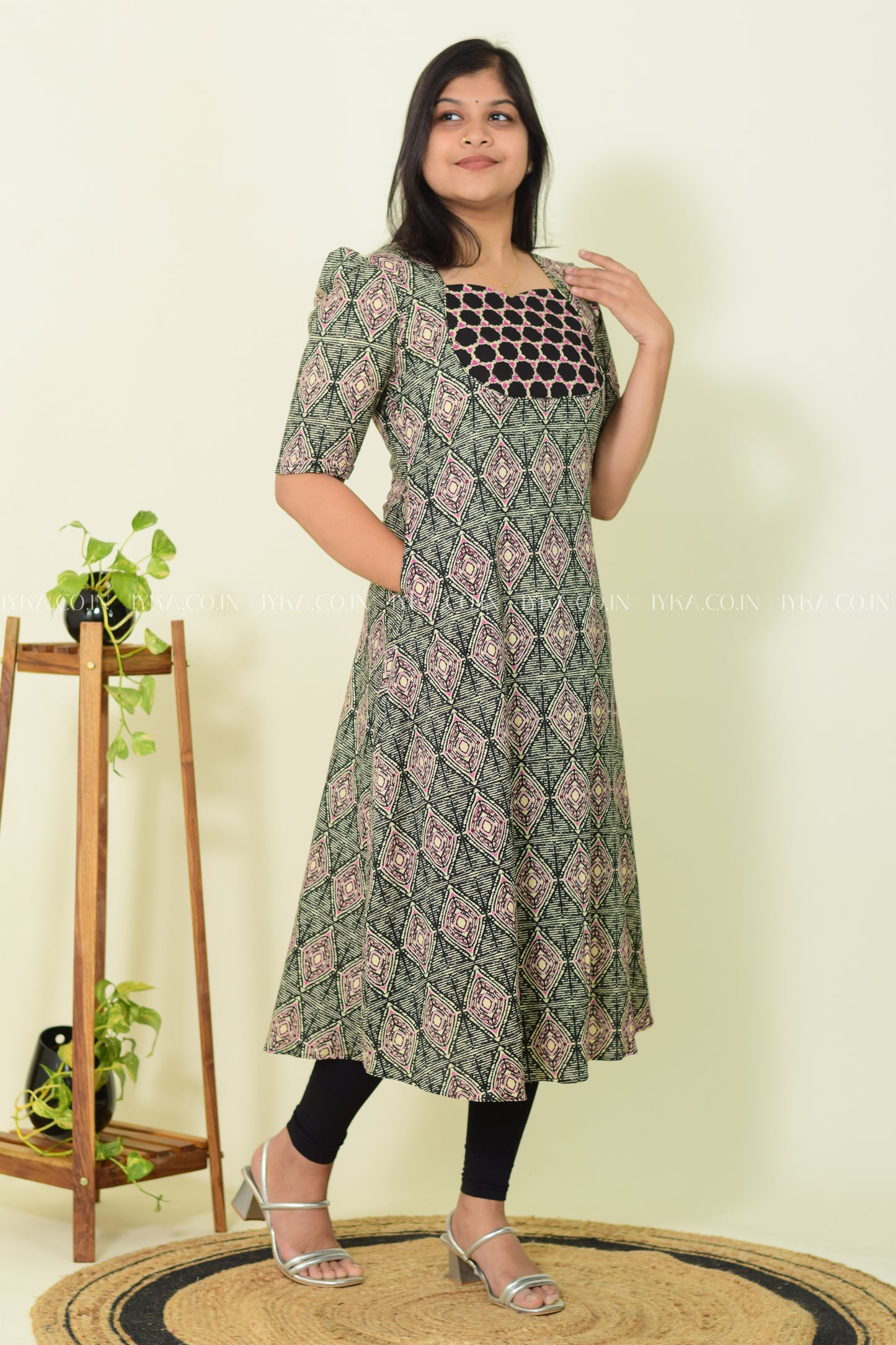 Midnight Muse A-line Kurthi