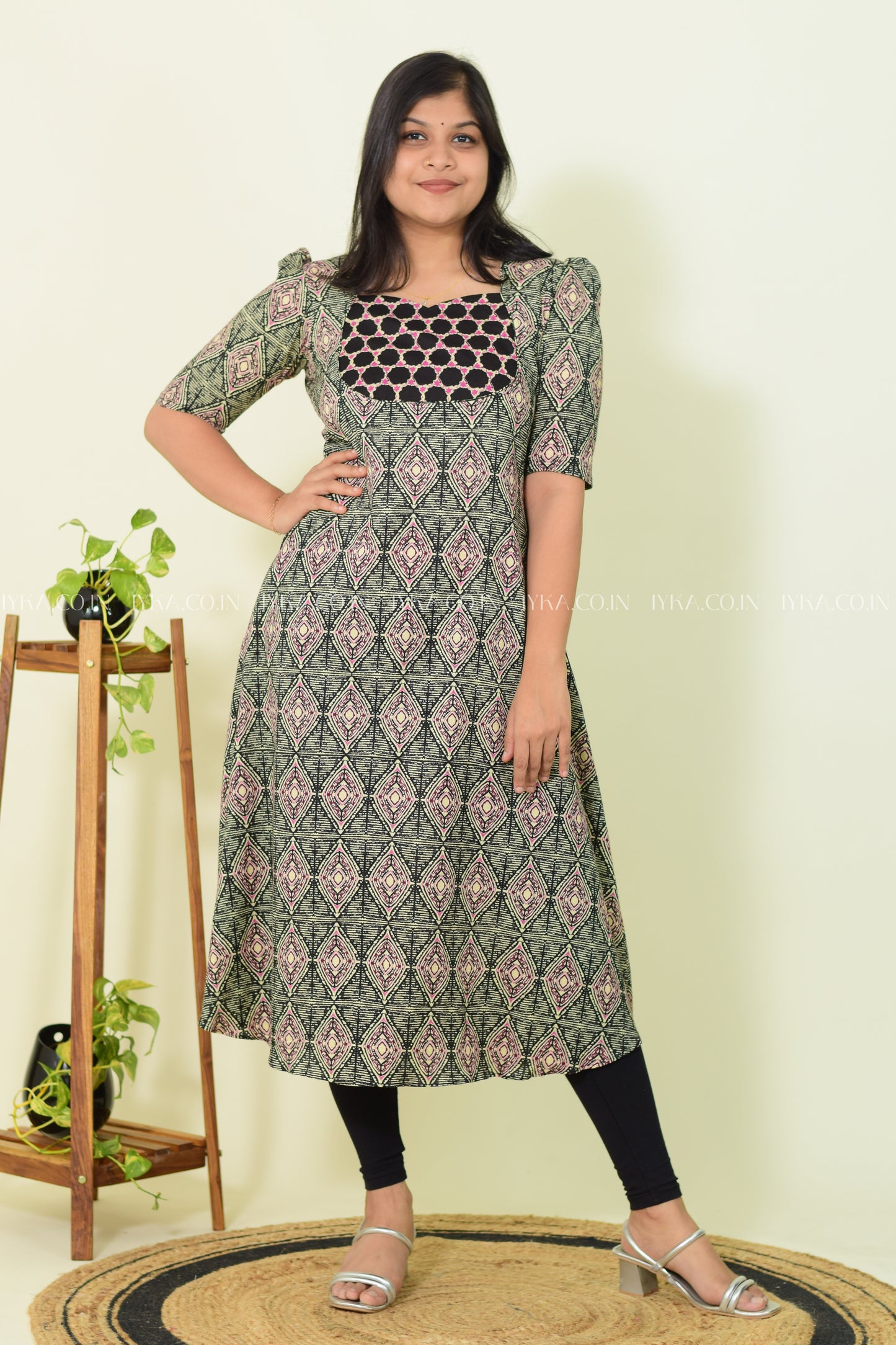 Midnight Muse A-line Kurthi