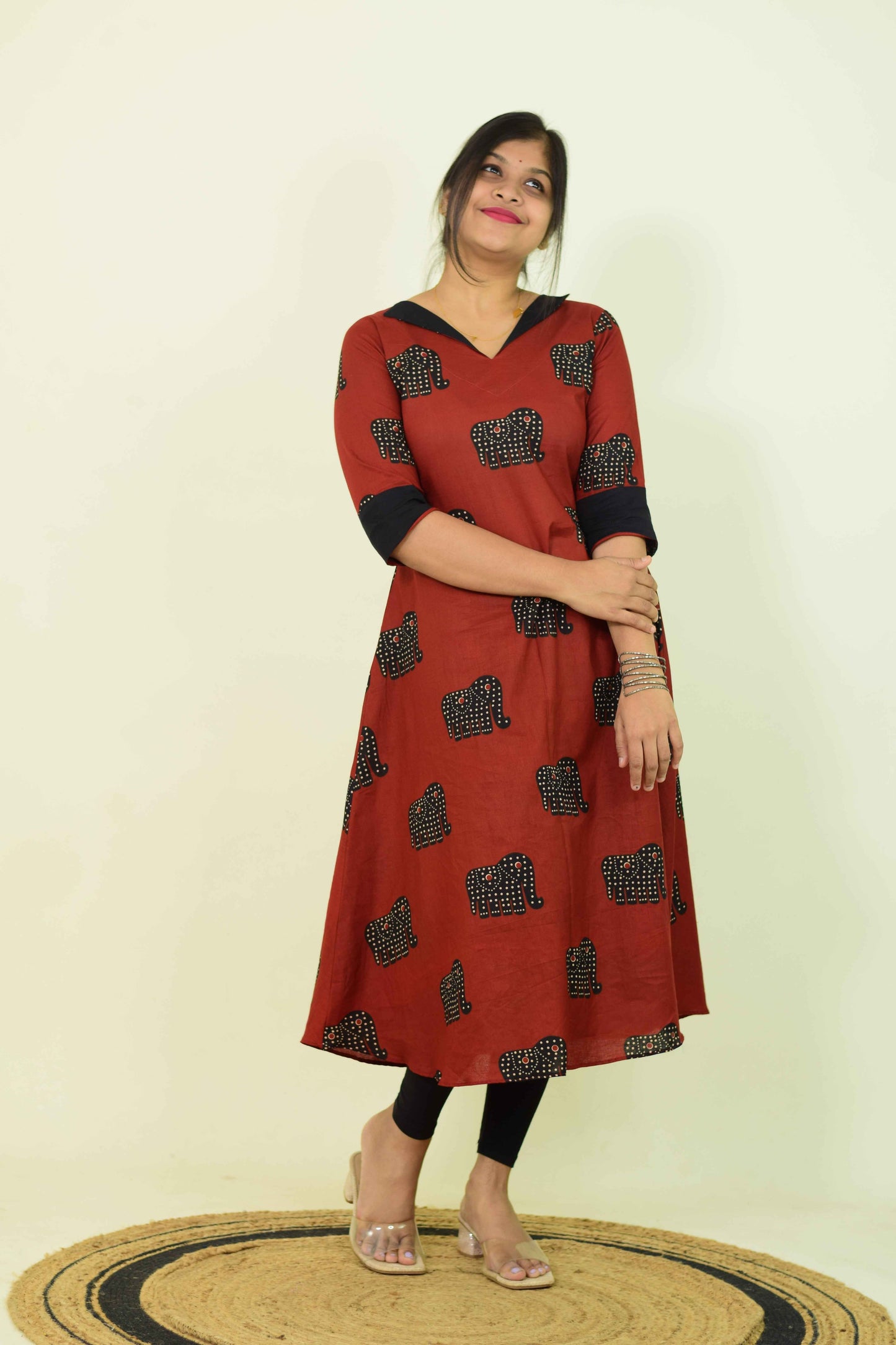 Rakta Hathi Heritage Kurthi