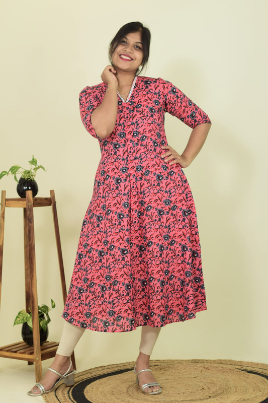 Autumn Ember Kurthi