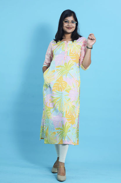 IYKA - Designer Cotton Kurthi #010060