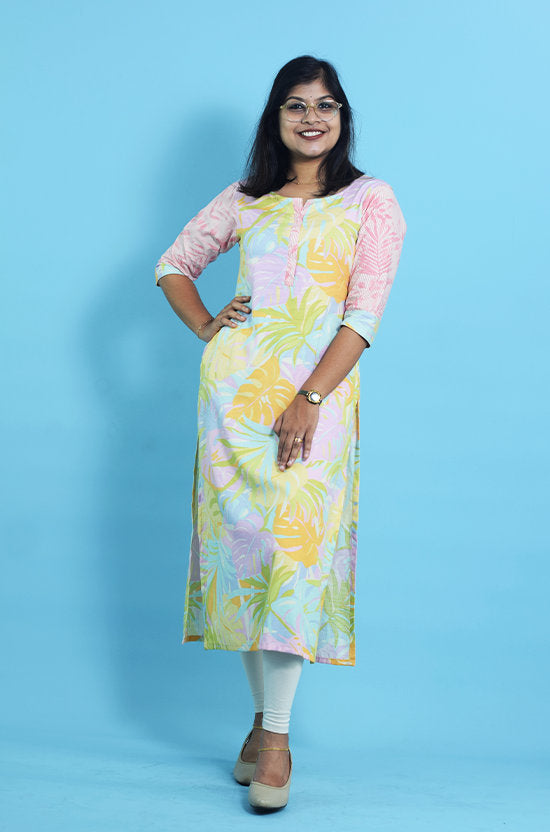 IYKA - Designer Cotton Kurthi #010060