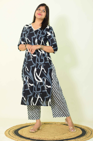 Black and white Muse (Slitted Top Only)