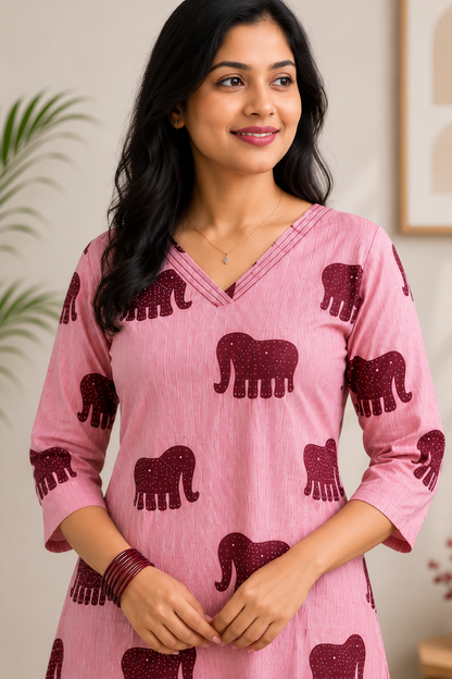 Gaja Blush Kurti