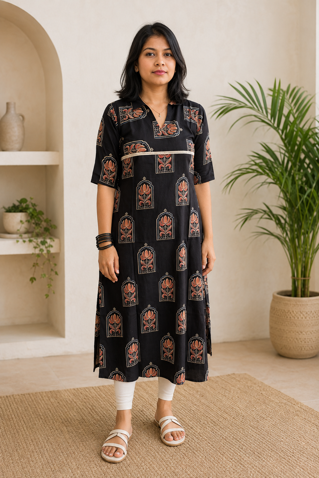 Aarika Black Kurta