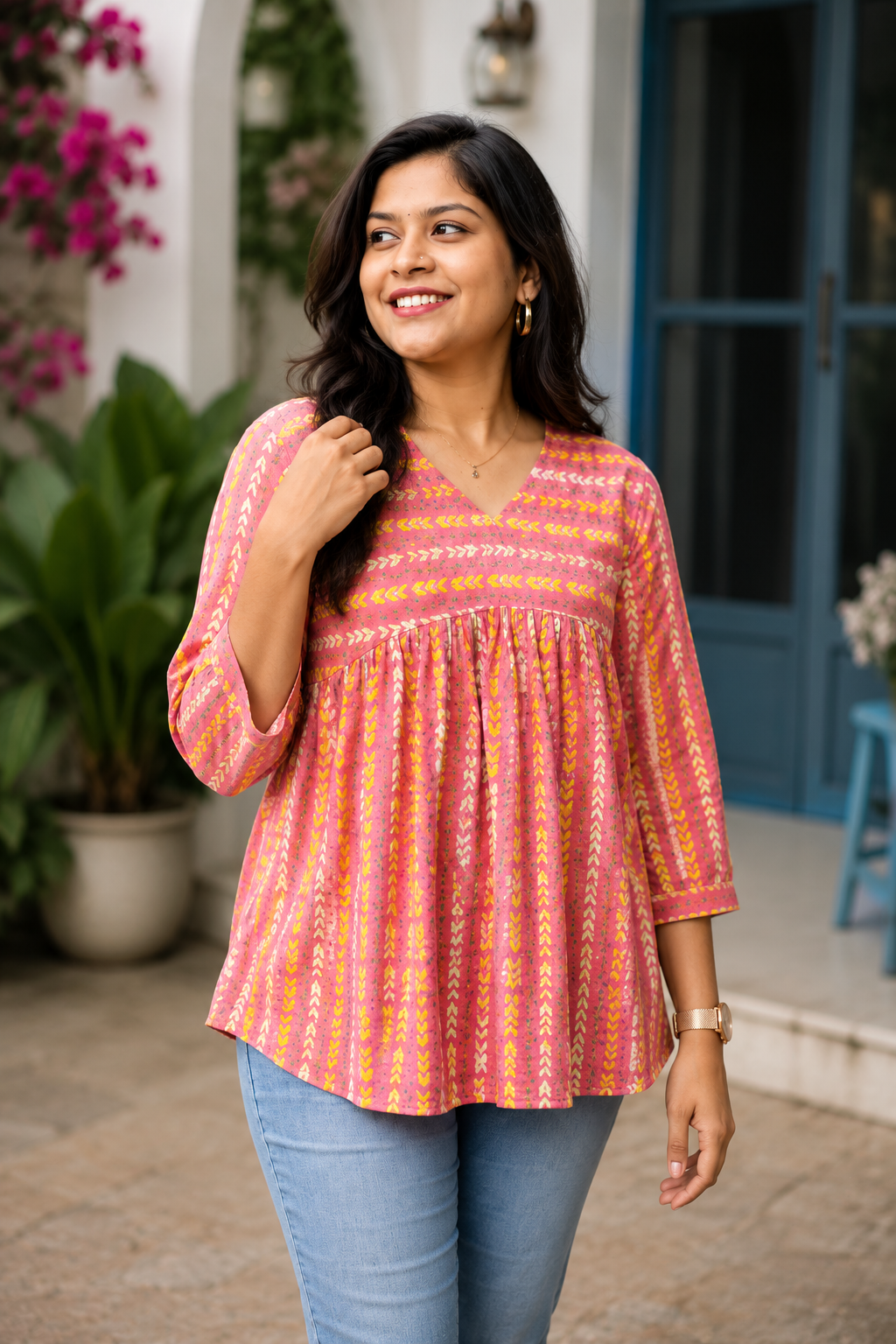Candy Bloom Short kurthi