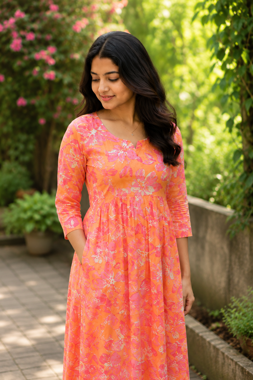 Peach Garden Kurthi