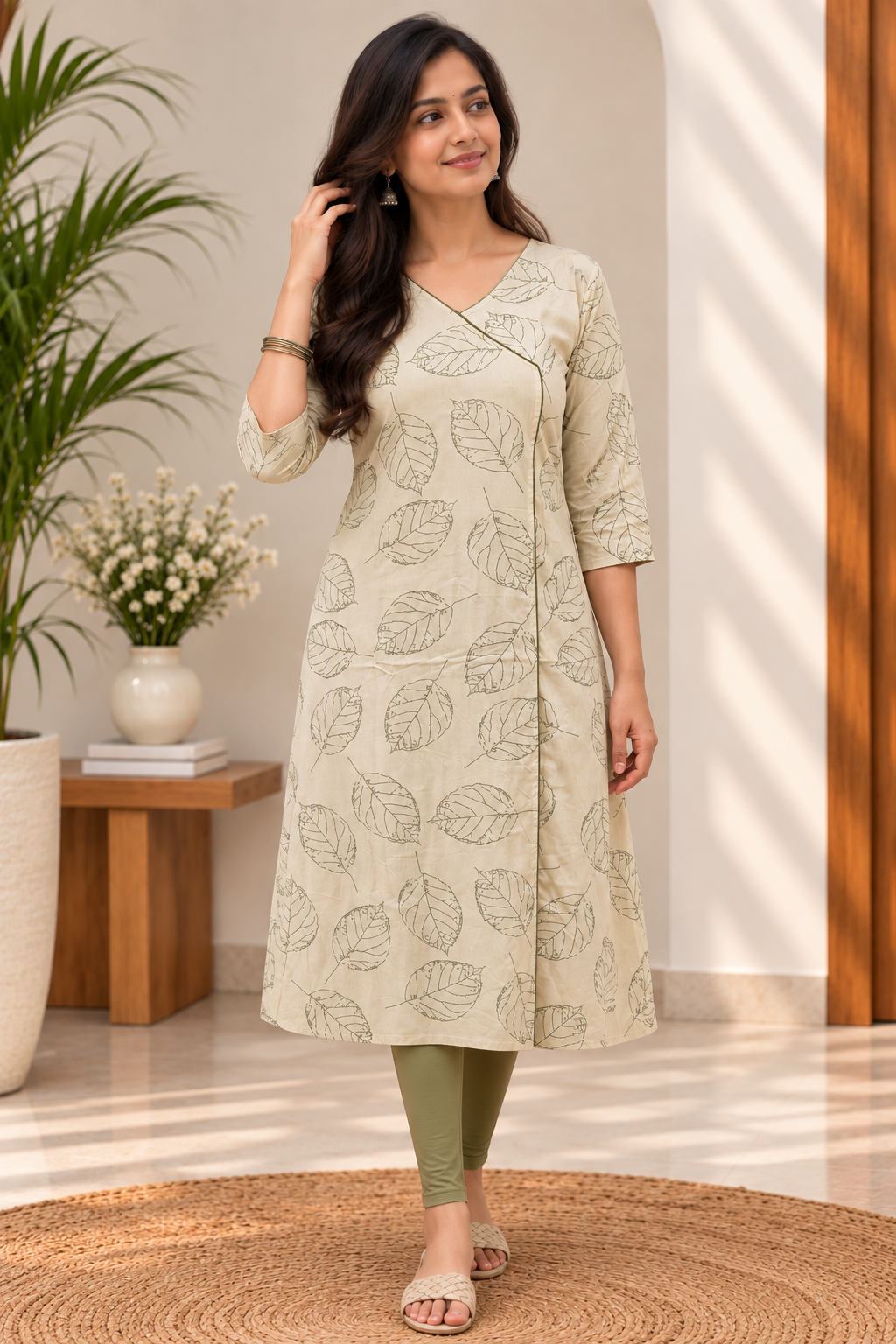Olive Leaf Kurta