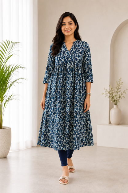 Blue Paisley Grace