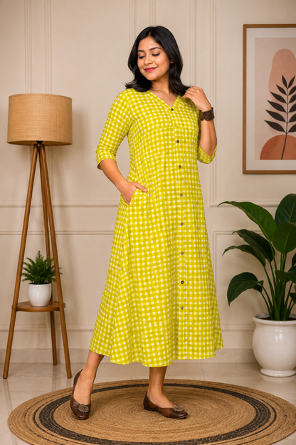 Lime Breeze Dress