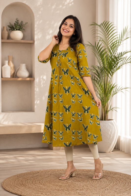 Summer Spice Cotton Kurthi