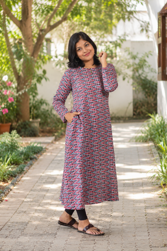 Calm Stitch Full Sleeve Cotton