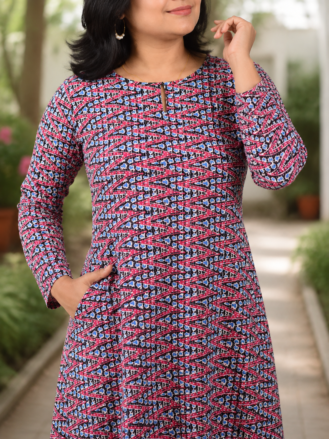 Calm Stitch Full Sleeve Cotton