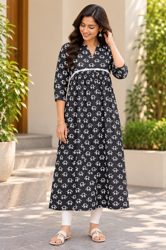Elephant Trails Kurthi