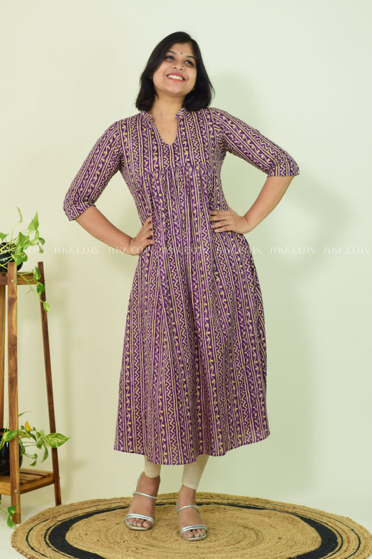 Purple Bloom A-Line
