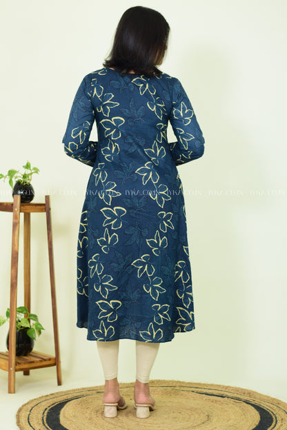 Midnight Blue Kurthi