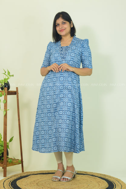 Bluebell Bloom Kurthi