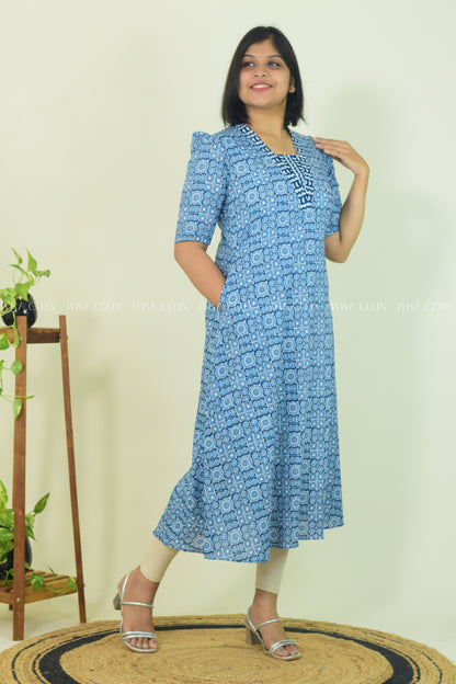 Bluebell Bloom Kurthi